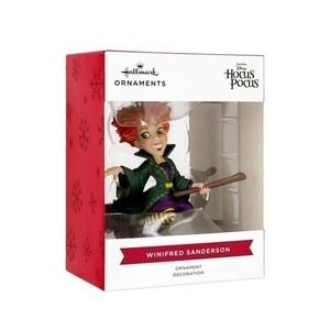NWT 2024 Hallmark Disney Hocus Pocus Winifred Sanderson Christmas Ornament